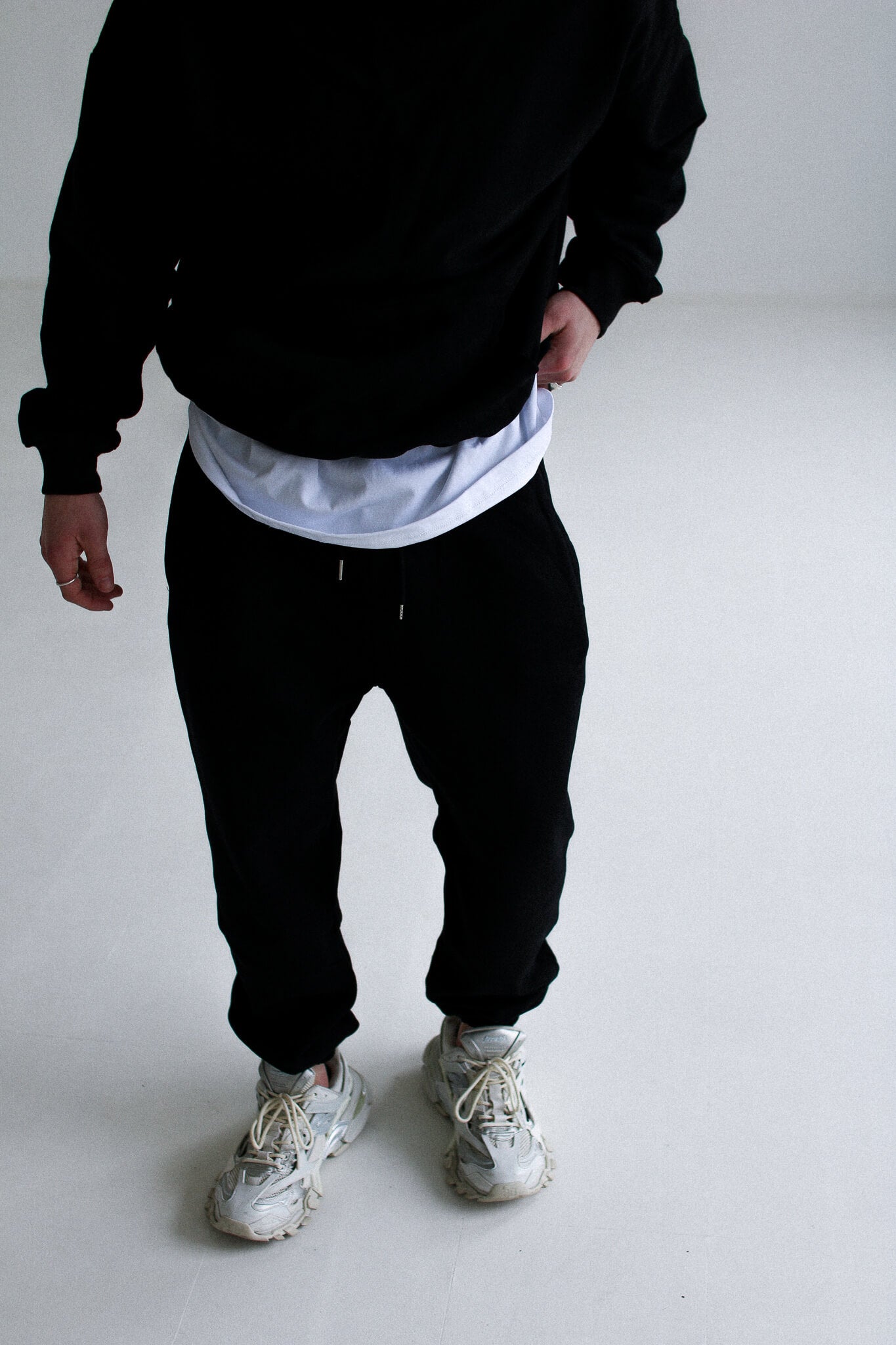 Luxury Heavyweight Sweatpants Black