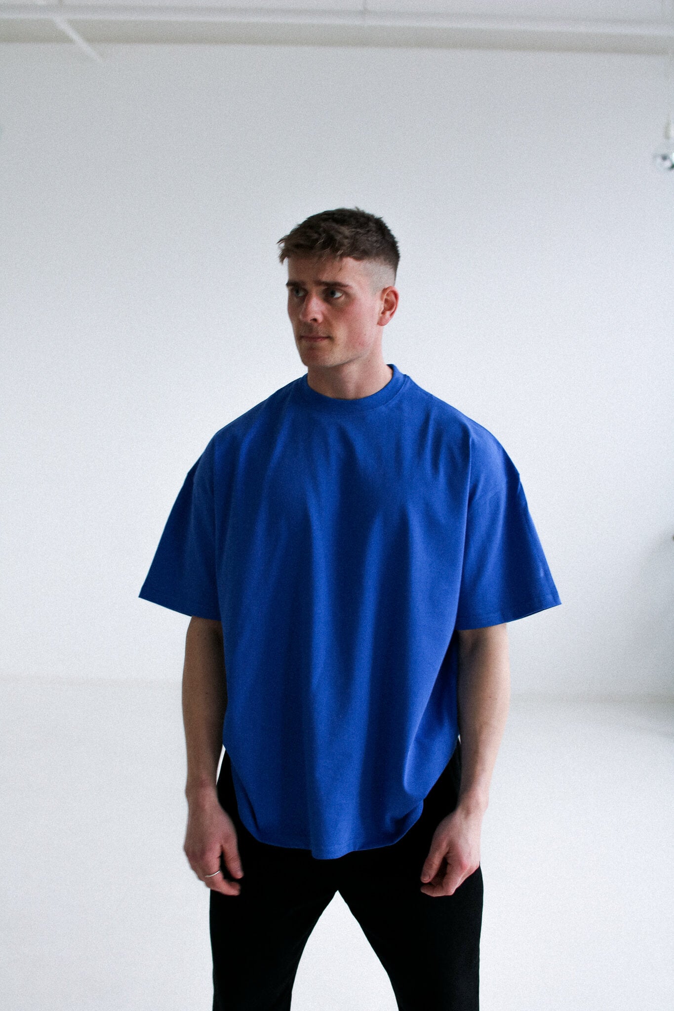 Luxury Heavyweight Tee - Royal Blue - UNBND Blanks