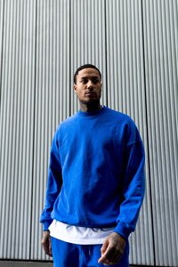 Luxury Oversized Sweatshirt - Royal Blue